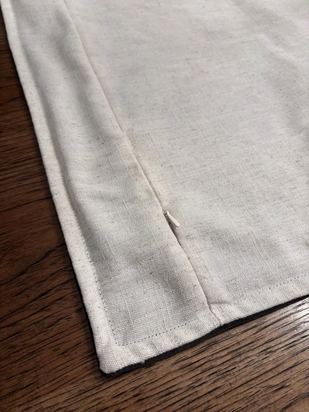 Black Gray Velvet Linen Back Pillow Cover 23x23 Zip OEKO-TEX Modern Luxe